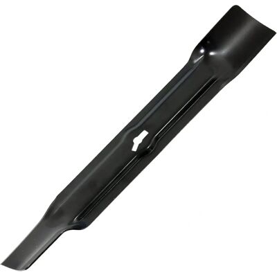 SPARES2GO B&Q Lawnmower Blade - 32cm Metal Cutter & Fixing Screw SPARES2GO B&Q Lawnmower Blade - 32cm Metal Cutter & Fixing Screw