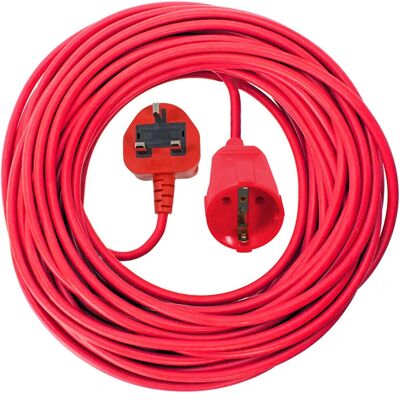 SPARES2GO - 10m Power Cable - WORX - UK 3 Pin Plug - Cable SPARES2GO - 10m Power Cable - WORX - UK 3 Pin Plug - Cable