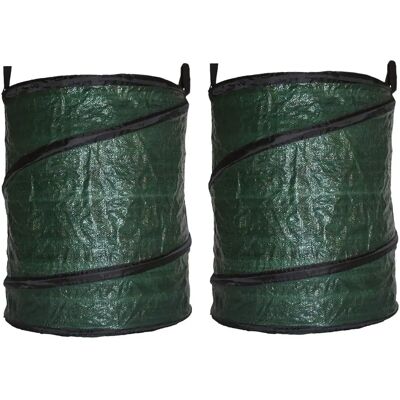 SPARES2GO - Collapsible - 90L - Garden Bag - Garden Bag SPARES2GO - Collapsible - 90L - Garden Bag - Garden Bag