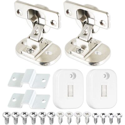 Spares2go - Logik Integrated Door Hinge Kit - Washing Machine Spares2go - Logik Integrated Door Hinge Kit - Washing Machine