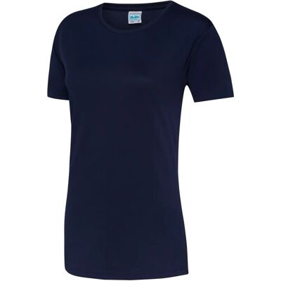 AWDis Just Cool Womens/Navy Sports Plain T-Shirt XL - T-Shirt AWDis Just Cool Womens/Navy Sports Plain T-Shirt XL - T-Shirt