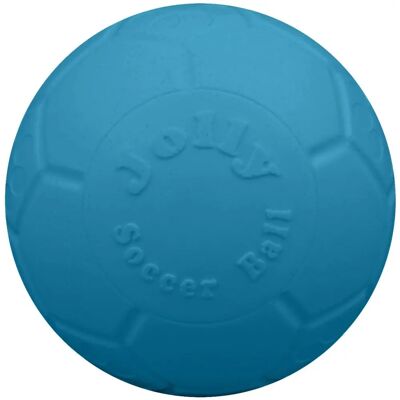 Jolly Pets Jolly Soccer Ball Blue/Green/Orange - Pet Soccer Ball Jolly Pets Jolly Soccer Ball Blue/Green/Orange - Pet Soccer Ball
