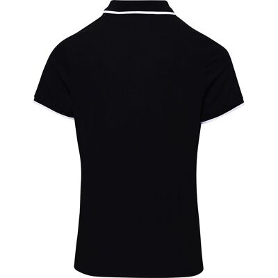 Premier Dames Contrast Coolchecker Polo - Marine/Wit Premier Dames Contrast Coolchecker Polo - Marine/Wit