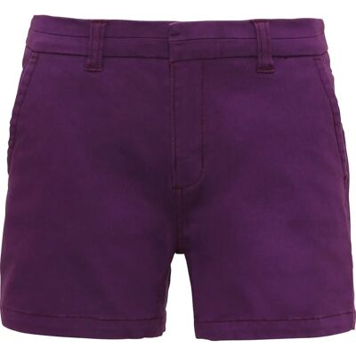 Asquith & Fox Paarse Klassieke Pasvorm Shorts - Shorts Asquith & Fox Paarse Klassieke Pasvorm Shorts - Shorts