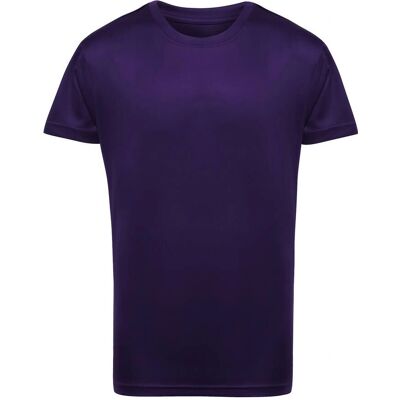 TriDri Unisex Childrens Performance T-Shirt Bright Purple - T-Shirt TriDri Unisex Childrens Performance T-Shirt Bright Purple - T-Shirt