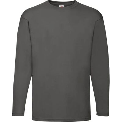 T-shirt à manches longues Fruit Of The Loom léger gris moyen XL - T-Shirt - Publicité T-shirt à manches longues Fruit Of The Loom léger gris moyen XL - T-Shirt - Publicité