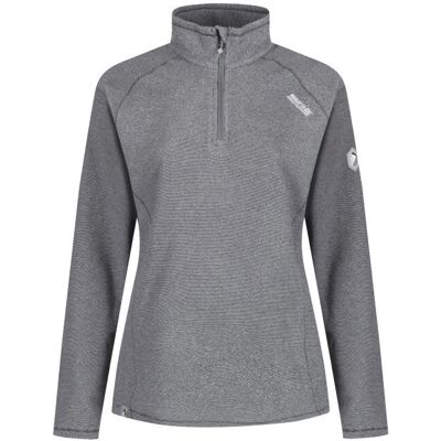 Regatta Great Outdoors Dames Montes Half Zip Fleece Top - Donker Staal Regatta Great Outdoors Dames Montes Half Zip Fleece Top - Donker Staal
