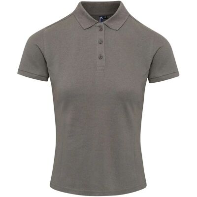 Premier Dark Grey Coolchecker Plus Piqu Polo - Women’s Size 2XL Premier Dark Grey Coolchecker Plus Piqu Polo - Women’s Size 2XL