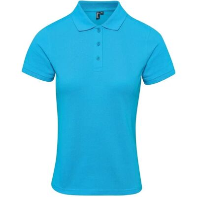 Premier Türkis Coolchecker Plus Poloshirt - Piqu Premier Türkis Coolchecker Plus Poloshirt - Piqu