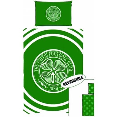 Celtic FC Pulse Single Duvet & Pillowcase Set - Set di Lenzuola Celtic FC Pulse Single Duvet & Pillowcase Set - Set di Lenzuola