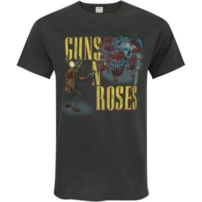 Amplified Guns N Roses Appetite Attack Mens T-Shirt - T-Shirt Amplified Guns N Roses Appetite Attack Mens T-Shirt - T-Shirt