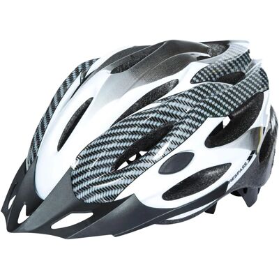 Trespass Unisex Crankster Cycling Helmet - White - Small Trespass Unisex Crankster Cycling Helmet - White - Small