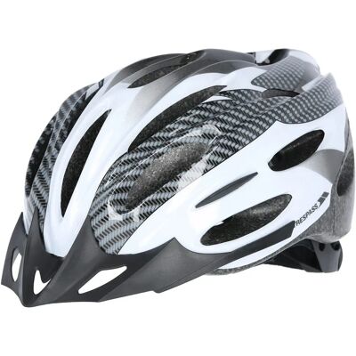 Casque de vélo pour adultes unisexe Trespass Crankster - Blanc - Taille Large Casque de vélo pour adultes unisexe Trespass Crankster - Blanc - Taille Large