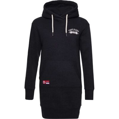 Superdry Damen Sweatshirt Kleid - Dunkelgrau Superdry Damen Sweatshirt Kleid - Dunkelgrau