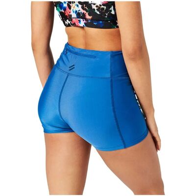 Superdry Γυναικεία αθλητικά σορτς - Μπλε - Σορτς Superdry Γυναικεία αθλητικά σορτς - Μπλε - Σορτς