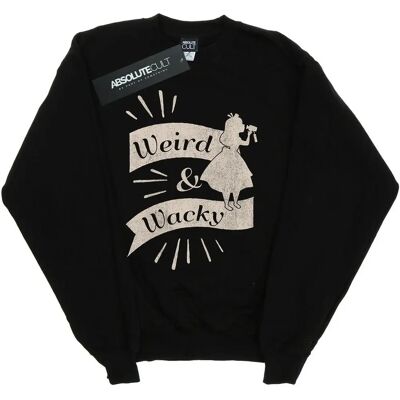 Absolute Cult Disney Alice im Wunderland Sweatshirt - Schwarz Groß Absolute Cult Disney Alice im Wunderland Sweatshirt - Schwarz Groß
