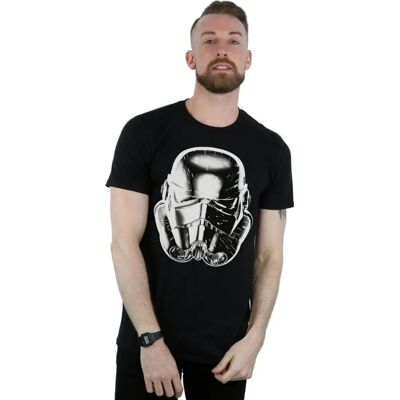 Absolute Cult Star Wars Stormtrooper Warp Speed Helm T-Shirt - Herren Schwarz XX-Large Absolute Cult Star Wars Stormtrooper Warp Speed Helm T-Shirt - Herren Schwarz XX-Large
