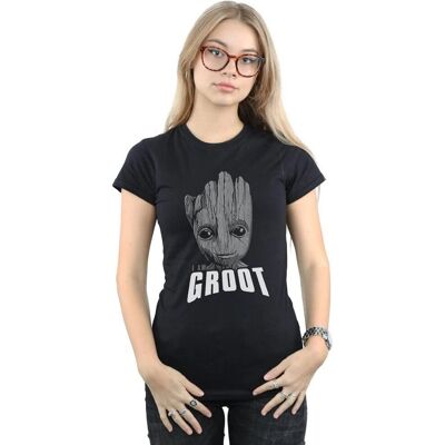 Marvel Groot Face T-Shirt - Black - Medium Marvel Groot Face T-Shirt - Black - Medium