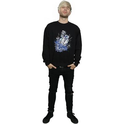Absolute Cult Star Wars R2-D2 Blast Off Sweatshirt - Sweatshirt Absolute Cult Star Wars R2-D2 Blast Off Sweatshirt - Sweatshirt