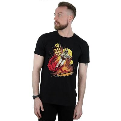 Absolute Cult Star Wars Boba Fett Maglietta Razzo - T-Shirt Absolute Cult Star Wars Boba Fett Maglietta Razzo - T-Shirt