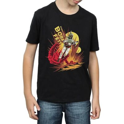 Absolute Cult Star Wars Ragazzi Boba Fett T-shirt a Propulsione a Razzo - T-Shirt Absolute Cult Star Wars Ragazzi Boba Fett T-shirt a Propulsione a Razzo - T-Shirt