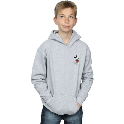 Disney Mickey Mouse Kinderen Hoodie - Lichtgrijs - Maat 12-13 jaar Disney Mickey Mouse Kinderen Hoodie - Lichtgrijs - Maat 12-13 jaar