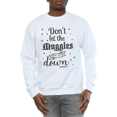 Harry Potter Herren Schwarzes Sweatshirt - Lass Die Muggel Nicht Harry Potter Herren Schwarzes Sweatshirt - Lass Die Muggel Nicht