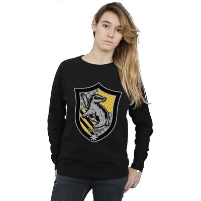 Harry Potter Hufflepuff Wappen Sweatshirt - Sweatshirt Harry Potter Hufflepuff Wappen Sweatshirt - Sweatshirt