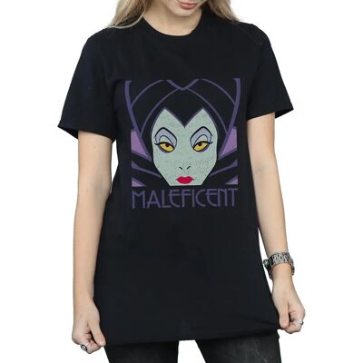 Disney Maleficent Vrouwen Cropped Head T-Shirt - Casual Top Disney Maleficent Vrouwen Cropped Head T-Shirt - Casual Top