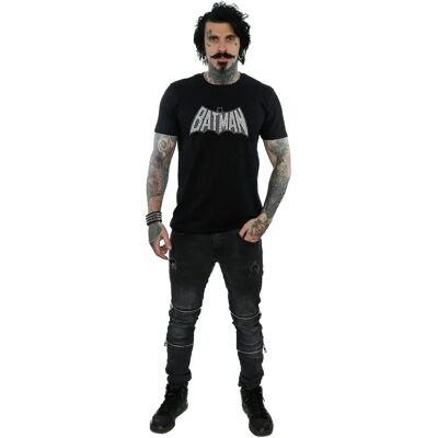 Absolute Cult DC Comics Batman Retro Crackle Logo T-Shirt - Men's Sport Grey XX-Large Absolute Cult DC Comics Batman Retro Crackle Logo T-Shirt - Men's Sport Grey XX-Large