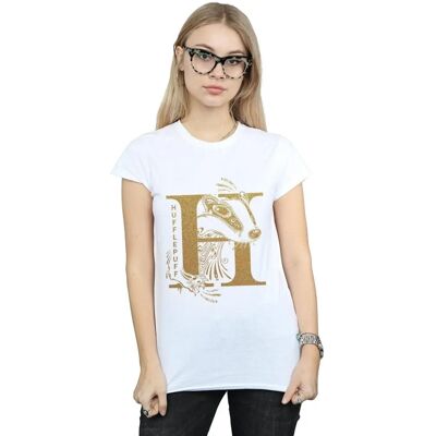 Absolute Cult Harry Potter Hufflepuff Glitter T-shirt - T-shirt Absolute Cult Harry Potter Hufflepuff Glitter T-shirt - T-shirt