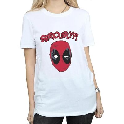 Absolute Cult Marvel Deadpool Damen Weiß T-Shirt Absolute Cult Marvel Deadpool Damen Weiß T-Shirt