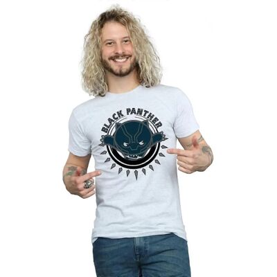 Absolute Cult Marvel Black Panther Pounce T-Shirt - Sport Grey - T-Shirt Absolute Cult Marvel Black Panther Pounce T-Shirt - Sport Grey - T-Shirt