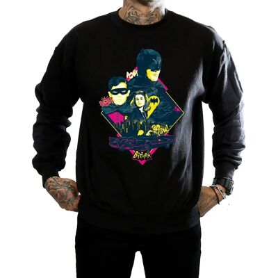 DC Comics Batman TV Series Sweatshirt - Heavy Cotton - White XXX-Large DC Comics Batman TV Series Sweatshirt - Heavy Cotton - White XXX-Large