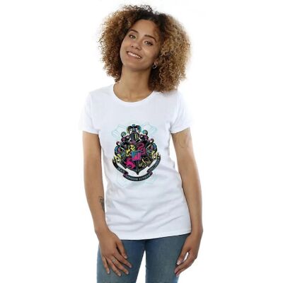 Absolute Cult Harry Potter Weiß Neon Hogwarts Wappen T-Shirt - Produkttyp Absolute Cult Harry Potter Weiß Neon Hogwarts Wappen T-Shirt - Produkttyp