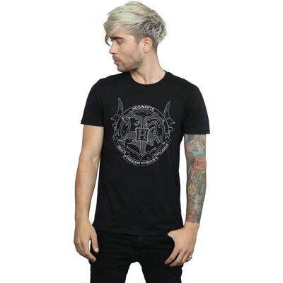 Marke: Absolute Cult Harry Potter Hogwarts Siegel T-Shirt - Schwarz - Slim Fit Marke: Absolute Cult Harry Potter Hogwarts Siegel T-Shirt - Schwarz - Slim Fit