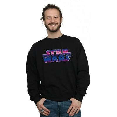 Absolute Cult Star Wars Herren Neon Logo Sweatshirt - Schwarz - Sweatshirt Absolute Cult Star Wars Herren Neon Logo Sweatshirt - Schwarz - Sweatshirt