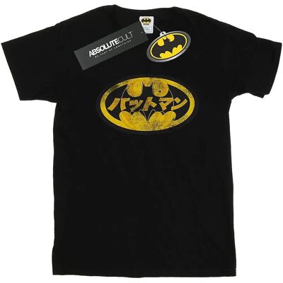 Absolute Cult DC Comics Batman Japanisches Logo Gelb Boyfriend Fit T-Shirt - T-Shirt Absolute Cult DC Comics Batman Japanisches Logo Gelb Boyfriend Fit T-Shirt - T-Shirt