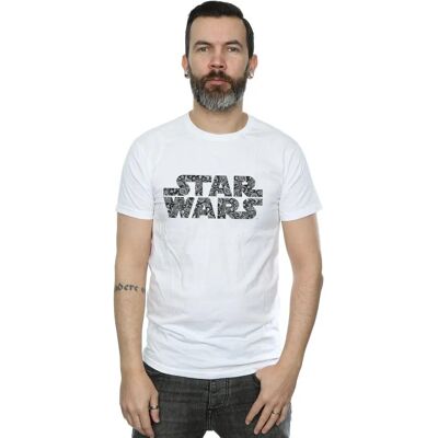 Absolute Cult Star Wars XXL Weiß Logo T-Shirt Absolute Cult Star Wars XXL Weiß Logo T-Shirt