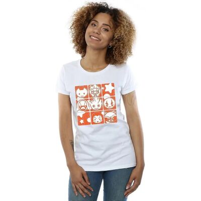 Absolute Cult Marvel Damen Kawaii Guardians Of The Galaxy Retro T-Shirt - T-Shirt Absolute Cult Marvel Damen Kawaii Guardians Of The Galaxy Retro T-Shirt - T-Shirt