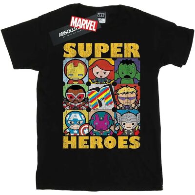 Absolute Cult Marvel Damen Kawaii Super Heroes Boyfriend T-Shirt Absolute Cult Marvel Damen Kawaii Super Heroes Boyfriend T-Shirt