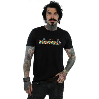 Absolute Cult Marvel Herren Kawaii Marvel Streifen T-Shirt Schwarz X-Large - T-Shirt Absolute Cult Marvel Herren Kawaii Marvel Streifen T-Shirt Schwarz X-Large - T-Shirt