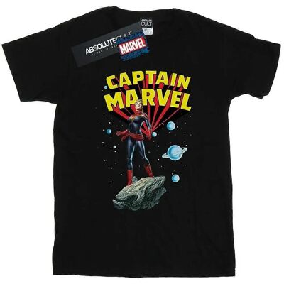 Marvel Weiß Crew Neck Boyfriend Fit T-Shirt - Casual Marvel Merch Marvel Weiß Crew Neck Boyfriend Fit T-Shirt - Casual Marvel Merch