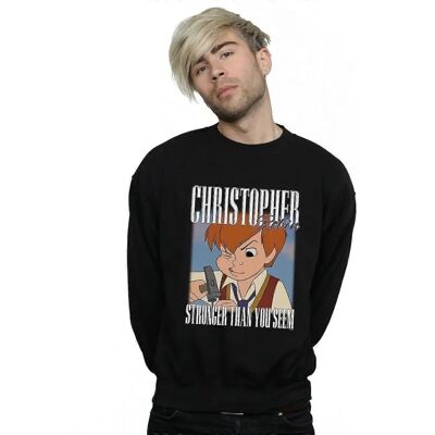Disney Winnie The Pooh Sweatshirt - Schwere Baumwolle - Schwarz - 3XL Disney Winnie The Pooh Sweatshirt - Schwere Baumwolle - Schwarz - 3XL