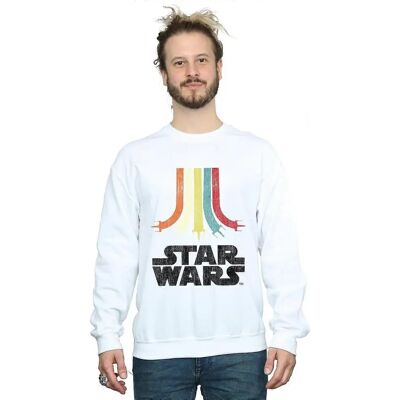 Absolute Cult Star Wars Biała X-Large Retro T-shirt Absolute Cult Star Wars Biała X-Large Retro T-shirt