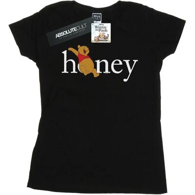 Disney Winnie The Pooh Honig Baumwoll T-Shirt - Schwarz - Large Disney Winnie The Pooh Honig Baumwoll T-Shirt - Schwarz - Large