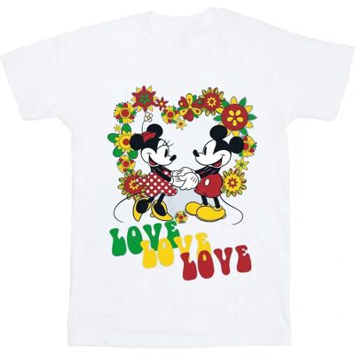 Disney Mickey Minnie Hippie Love T-Shirt - T-Shirt Disney Mickey Minnie Hippie Love T-Shirt - T-Shirt