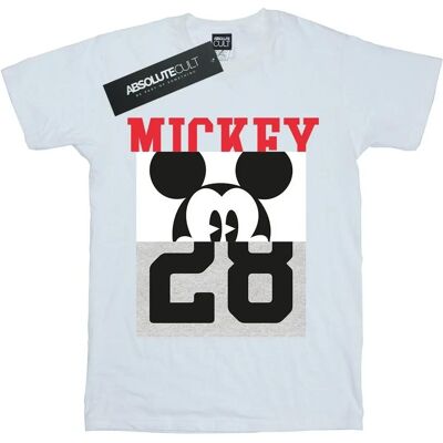 Disney Mickey Mouse Slim Fit T-Shirt - Herren Weiß XX-Large Disney Mickey Mouse Slim Fit T-Shirt - Herren Weiß XX-Large