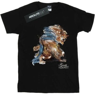 Disney Beast Sketch T-Shirt - Slim Fit Offizielle Disney-Ware Disney Beast Sketch T-Shirt - Slim Fit Offizielle Disney-Ware