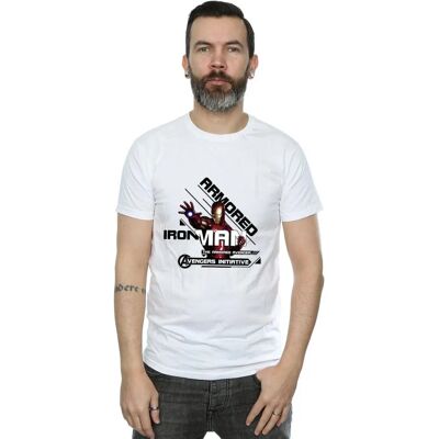 Absolute Cult Marvel Iron Man Avengers T-Shirt - Herren Weiß XX-Large Absolute Cult Marvel Iron Man Avengers T-Shirt - Herren Weiß XX-Large